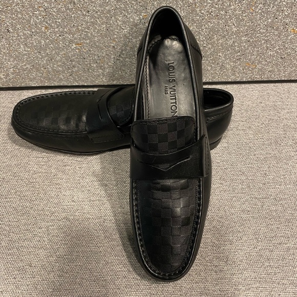Louis Vuitton Leather Loafer Slip On Mens - Picture 4 of 13